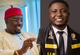 Obi Cubana hails viral Lagos hawker turned law graduate