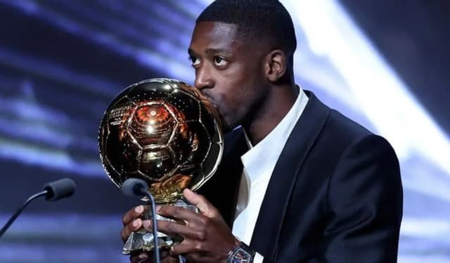 Tearful PSG star Dembele wins first Ballon d'Or