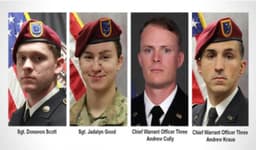 US Army identifies four soldiers killed in Washington helicopter crash