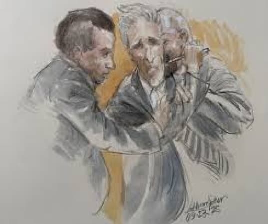 Would-be Trump assassin tries to stab himself in neck after guilty verdict