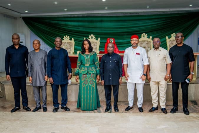 Otti swears-in two new commissioners, Adviser, carries out minor cabinet Reshuffle