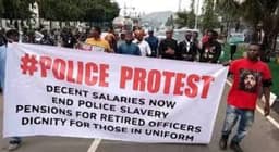 Retired police officers threaten ‘father of all protests’ at National Assembly