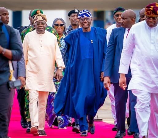 Tinubu on working visit to Lagos