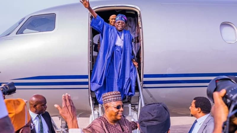 Tinubu arrives Imo t begin official visit