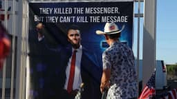 Heightened security as Americans gather for Kirk memorial
