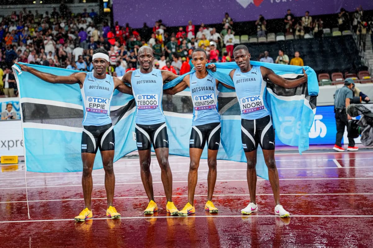 Tokyo 2025: Botswana stuns USA to win Africa’s first-ever 4x400m world title