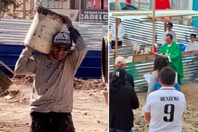 Priest builds church with his own hands in Chiclayo, Peru, Pope Leo XIV’s former diocese 