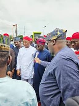 Tinubu in Imo, inaugurates Assumpta Flyover, other projects