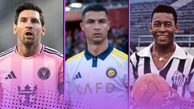 The 15 footballers with 700+ career goals: Cristiano Ronaldo 3rd, Lionel Messi 5th, Pele 11th…
