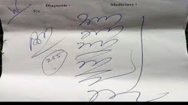 Court bans bad handwriting, orders doctors to write well