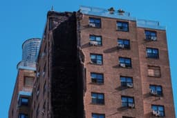 Part of a New York City apartment building collapses, no injuries reported  