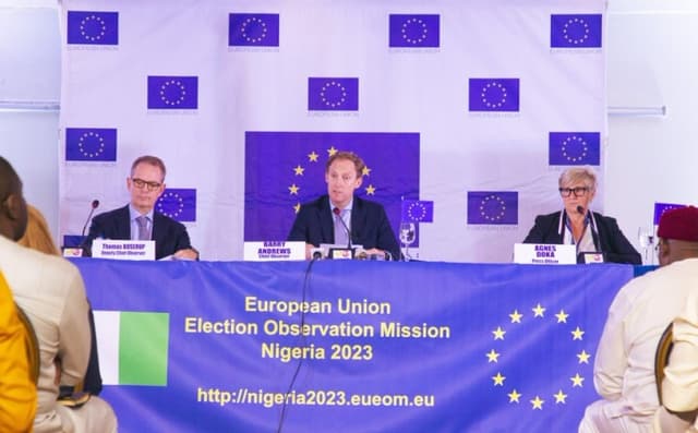 2027 Poll: Nigeria risks repeating 2023 election shortcomings ? EU