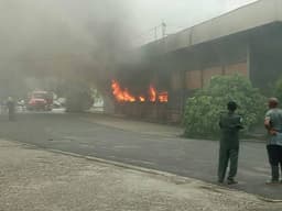 BREAKING: Fire razes Rivers State Government Secretariat