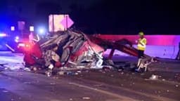 Medical helicopter crashes on Sacramento highway, leaving 3 in critical condition