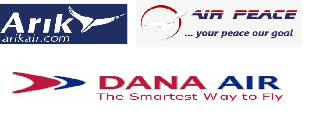 Air Peace, Dana Air, and Arik Air struggle with soaring costs, many Nigerians unable to afford airfares