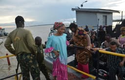 Navy reunites 17 abduction victims with families