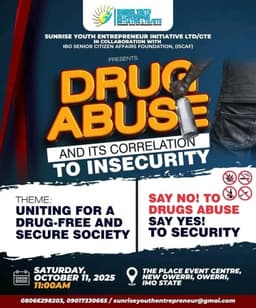 Dignitaries set to storm owerri for the First International Convention on Drug Abuse