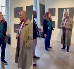 Ailing Finance Minister Edun makes surprise appearance at London Art Fair