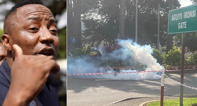 Protest: Live Bullets Were Fired At Us, Nnamdi Kanu’s Brother Beaten, Arrested — Sowore