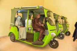BUK sets pace with launch of solar tricycles