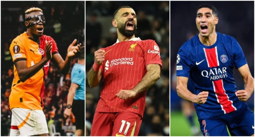 FULL LIST: Osimhen, Salah, Hakimi Top CAF Player Of The Year Nominee List
