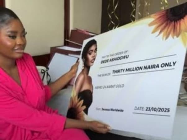 Fans gift BBNaija’s Dede N30 million, luxury gifts on 24th birthday