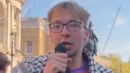 Student arrested after chanting about putting Zionists 'in the ground'