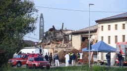 Blast kills three police officers trying to evict siblings from house in Italy