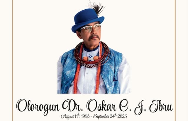 Ibru Family Releases Funeral Programme For Late Business Icon Olorogun Dr. Oskar Ibru