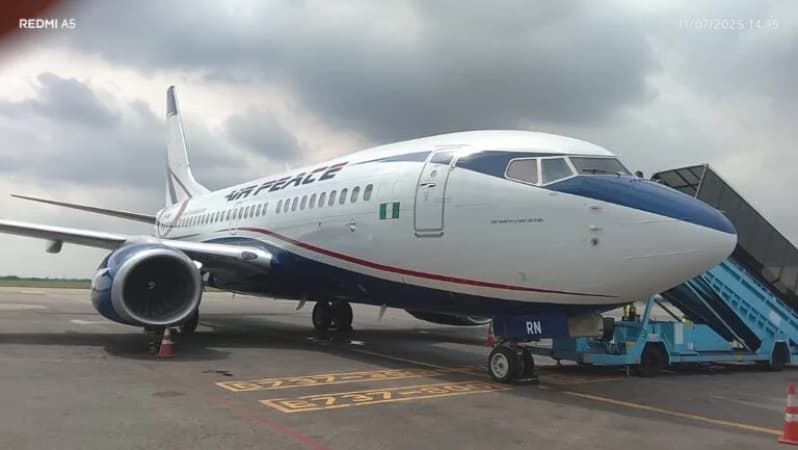 FG, Air Peace celebrate arrival of dry lease Boeing 737-NG
