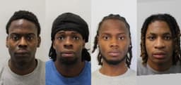 Four Nigerians robbers terrorising London sent to prison