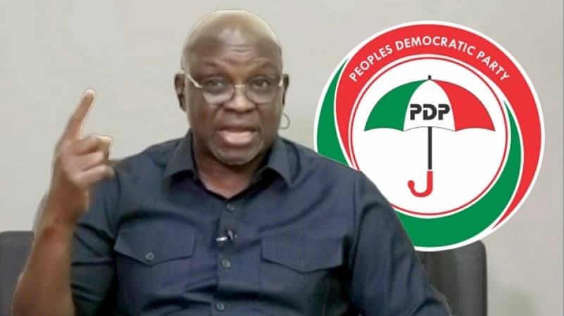 PDP is in trouble, party comatose ? Fayose