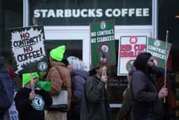 Starbucks union workers go on strike over pay and staffing