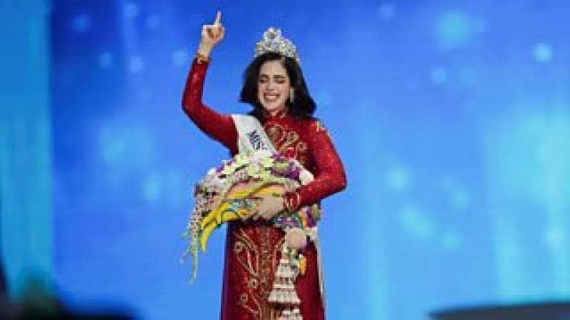 Mexico's Fatima Bosch, who walked out on organisers, crowned Miss Universe
