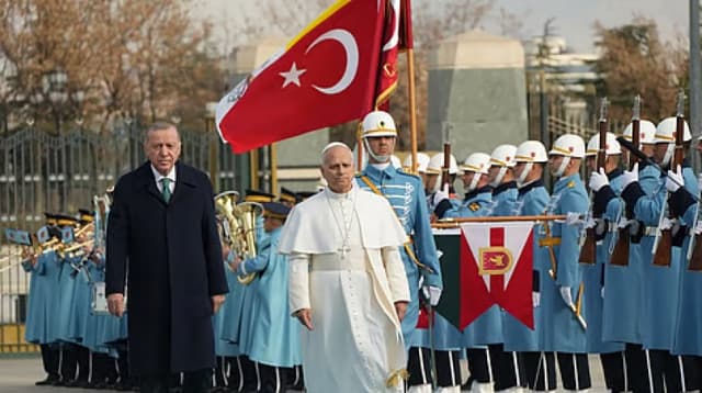 Pope Leo on first foreign trip says future of humanity at stake from conflict