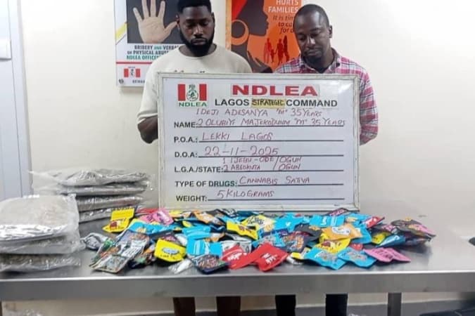 NDLEA uncovers illicit drugs packaged as Christmas cookies, arrests distributors