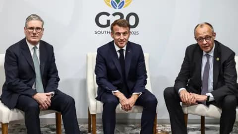 Ukraine's allies hold talks on White House peace plan at G20