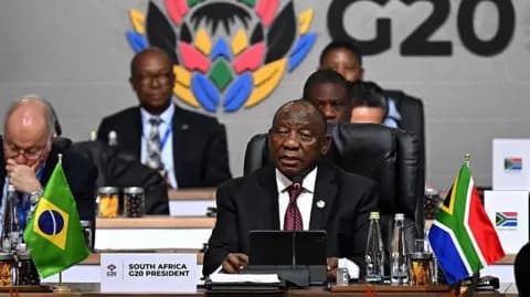 South Africa hits back after Trump says US won't invite it for G20 next year