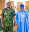 BREAKING: Tinubu, Ex-Defence Chief, Gen.  Chris Musa, meet at Aso Villa