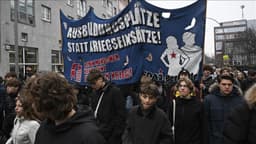 Thousands of students protest Germany's new military service law