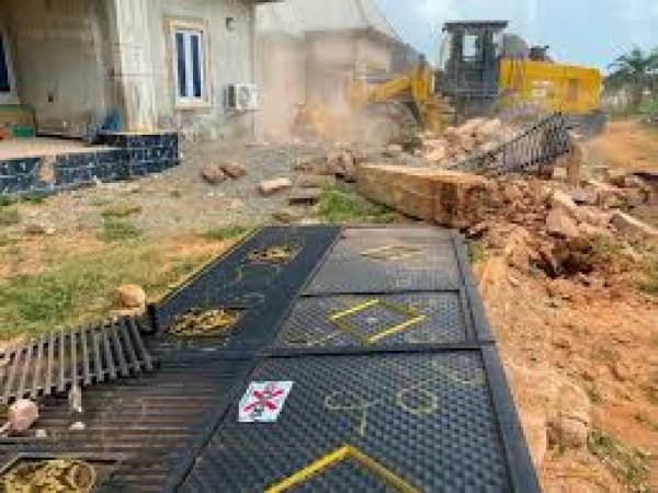 Edo taskforce demolishes properties of suspected cultists