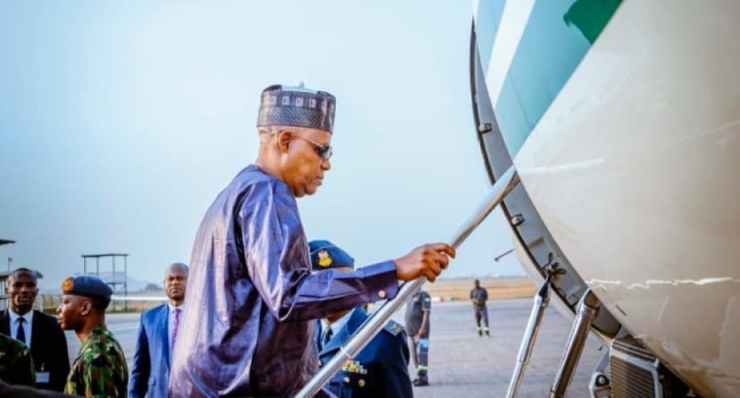 Shettima departs Abuja for Abidjan to represent Tinubu at Ouattara’s inauguration