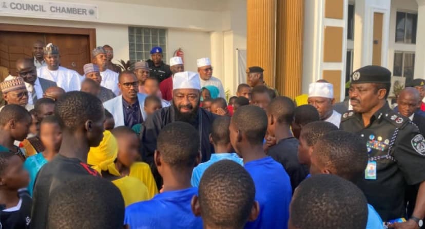 Gov Bago receives 100 abducted Niger State schoolchildren after release