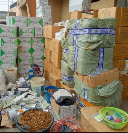 Police raid fake drug factory in Lagos, hunt for mastermind
