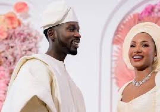 After three destination weddings, we still have one more to go — Mr Eazi, wife