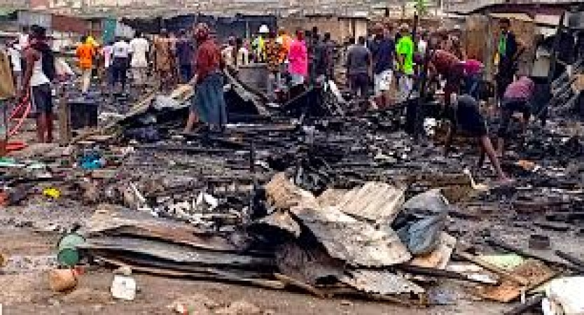 Traders count losses as fire destroys furniture market in Kano