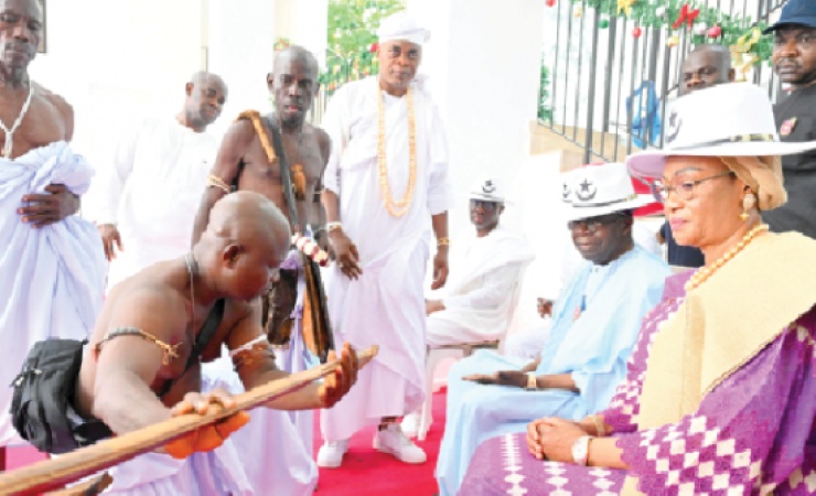 Sanwo-Olu receives stakeholders as activities for Eyo Festival kick off in Lagos