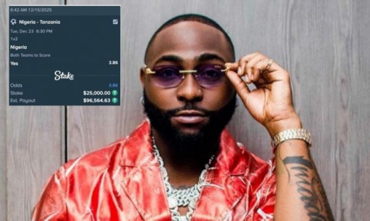 AFCON: Davido wins $96,564 bet on Nigeria win against Tanzania