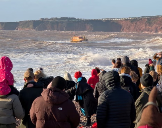 Two men missing after Christmas Day swim in England