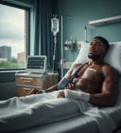 Anthony Joshua speaks from hospital bed
